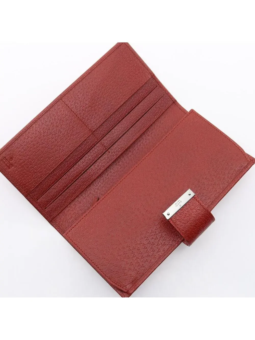 Gucci Zip Bifold Wallet Leather Red #339729G35B